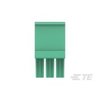 Te Connectivity Str Plug  3.5mm  Green  RH  3 1986370-3